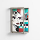 The Dessolution - Wall Cabinet - Mathilda Kienast - Pebble - Clear glass