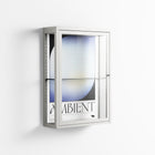 Ambient - Wall Cabinet - Alexander Khabbazi - Chalk - Clear glass