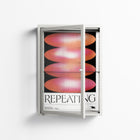 Repeating - Wall Cabinet - Alexander Khabbazi - Chalk - Clear glass