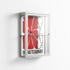 Spring to Summer - Wall Cabinet - Alexander Khabbazi - Chalk - Clear glass