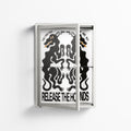 Hounds  - Wall Cabinet - Alexander Khabbazi - Chalk - Clear glass