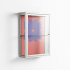 Stella - Wall Cabinet - Linus Lohoff - Chalk - Clear glass