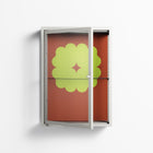 Fernis - Wall Cabinet - Linus Lohoff - Chalk - Clear glass