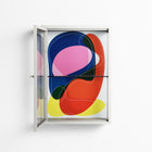 Blends - Wall Cabinet - Vratislav Pecka - Chalk - Clear glass