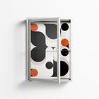 Conserto2 - Wall Cabinet - Vratislav Pecka - Chalk - Clear glass