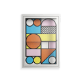 Palette - Wall Cabinet - Vratislav Pecka - Chalk - Clear glass