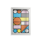 Palette - Wall Cabinet - Vratislav Pecka - Chalk - Clear glass