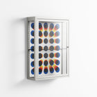 Perspektiva - Wall Cabinet - Vratislav Pecka - Chalk - Clear glass