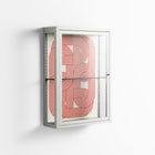 United - Wall Cabinet - Vratislav Pecka - Chalk - Clear glass