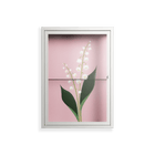 Kalas Konvalj - Wall Cabinet - Nur Rydberg - Chalk - Clear glass