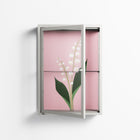 Kalas Konvalj - Wall Cabinet - Nur Rydberg - Chalk - Clear glass