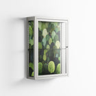Tummetott - Wall Cabinet - Nur Rydberg - Chalk - Clear glass