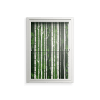 Björkskog - Wall Cabinet - Nur Rydberg - Chalk - Clear glass