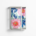 Pink Anemones - Wall Cabinet - Katie O’Shea - Chalk - Clear glass