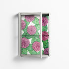 Pink Floras - Wall Cabinet - Katie O’Shea - Chalk - Clear glass