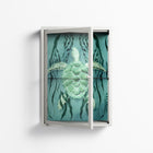 Turtle With Kelp - Wall Cabinet - Katie O’Shea - Chalk - Clear glass