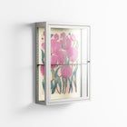 Tulips - Wall Cabinet - Katie O’Shea - Chalk - Clear glass