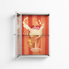 Drink And Cherries - Wall Cabinet - Raissa Oltmanns - Chalk - Clear glass