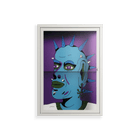 Punkrocker - Wall Cabinet - Cezar Berje - Chalk - Clear glass