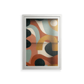 Abstract Sunrise - Wall Cabinet - Amy Suther - Chalk - Clear glass