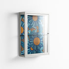 Bellis Bounty Blue - Wall Cabinet - Amy Suther - Chalk - Clear glass