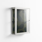 Midnight Dune - Wall Cabinet - Amy Suther - Chalk - Clear glass