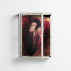Red 2 - Wall Cabinet - Nadia Ryder - Chalk - Clear glass