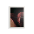 Red 3 - Wall Cabinet - Nadia Ryder - Chalk - Clear glass
