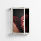 Red 3 - Wall Cabinet - Nadia Ryder - Chalk - Clear glass