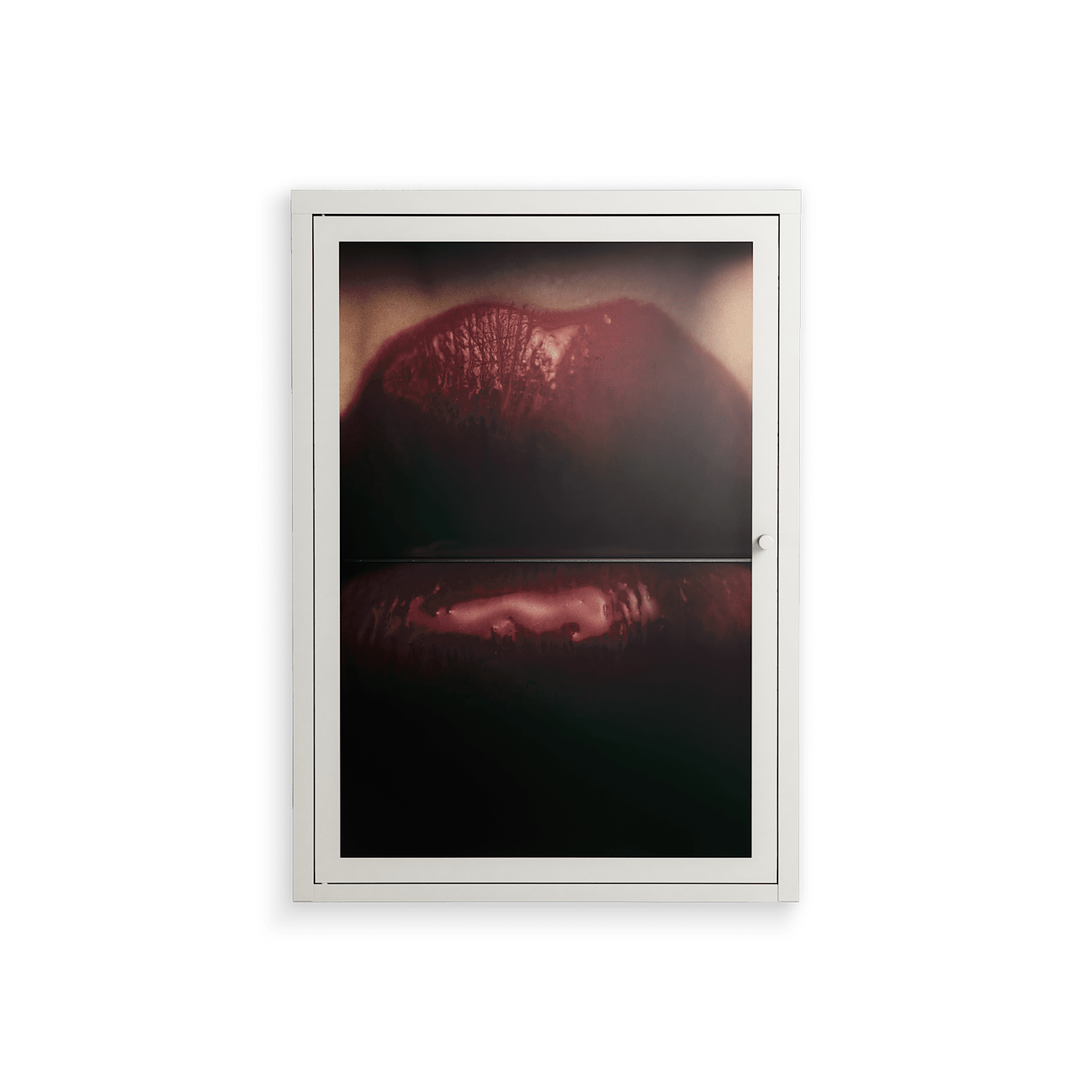 Red - Wall Cabinet - Nadia Ryder - Chalk - Clear glass