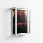 Red - Wall Cabinet - Nadia Ryder - Chalk - Clear glass