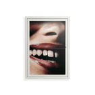 Teeth - Wall Cabinet - Nadia Ryder - Chalk - Clear glass