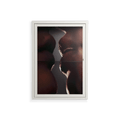 The Art Of Kissing 2 - Wall Cabinet - Nadia Ryder - Chalk - Clear glass