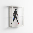 Décomposé - Wall Cabinet - David Vanadia - Chalk - Clear glass