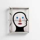 En_Suspend - Wall Cabinet - David Vanadia - Chalk - Clear glass