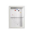 Épanoui - Wall Cabinet - David Vanadia - Chalk - Clear glass