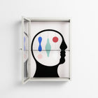 Équilibre_Intérieur - Wall Cabinet - David Vanadia - Chalk - Clear glass