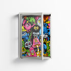 All The Good Guys - Wall Cabinet - Craig Watkins - Chalk - Clear glass
