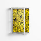 What a Mess - Wall Cabinet - Craig Watkins - Chalk - Clear glass