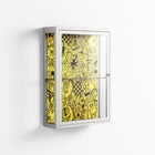 What a Mess - Wall Cabinet - Craig Watkins - Chalk - Clear glass