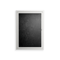 The Single Color - Wall Cabinet - Craig Watkins - Chalk - Clear glass