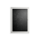 The Single Color - Wall Cabinet - Craig Watkins - Chalk - Clear glass