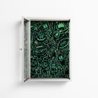 Thankful - Wall Cabinet - Craig Watkins - Chalk - Clear glass