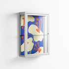 Meadow - Wall Cabinet - Magda March - Chalk - Clear glass