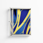 Blue Gale - Wall Cabinet - Oluwasheyi Adebayo - Chalk - Clear glass