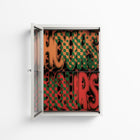 Hours - Wall Cabinet - Oluwasheyi Adebayo - Chalk - Clear glass
