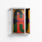 JJ - Wall Cabinet - Oluwasheyi Adebayo - Chalk - Clear glass