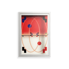 Parallel Mirage - Wall Cabinet - Oluwasheyi Adebayo - Chalk - Clear glass