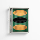 Soul Split - Wall Cabinet - Oluwasheyi Adebayo - Chalk - Clear glass