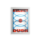 Velvet Dusk - Wall Cabinet - Oluwasheyi Adebayo - Chalk - Clear glass